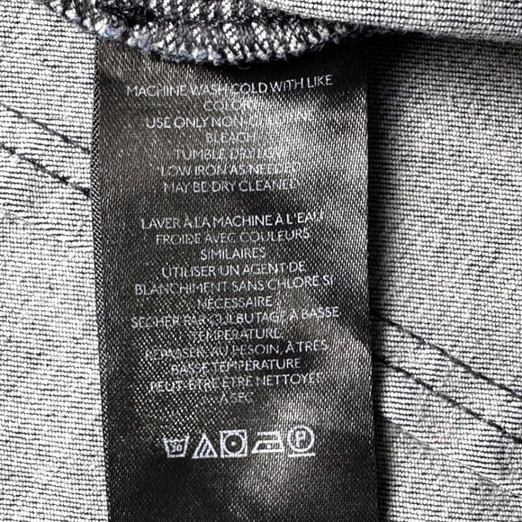 We The Free Free People Denim Mini Skirt Womens Sz 6 Dark Wash Front Zip Stretch - Picture 5 of 6